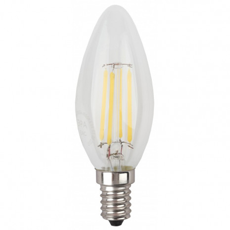F-LED B35-7W-827-E14 ЭРА (филамент, свеча, 7Вт, тепл, E14) (10/100/2800)