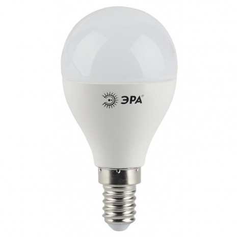 LED P45-9W-840-E14 ЭРА (диод, шар, 9Вт, нейтр, E14) (10/100/3600)