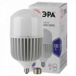 LED POWER T160-100W-6500-E27/E40 ЭРА (диод, колокол, 100Вт, хол, E27/E40) (6/144)