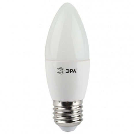 LED B35-7W-827-E27 ЭРА (диод, свеча, 7Вт, тепл, E27), (10/100/3500)
