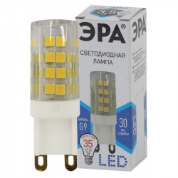 LED JCD-3,5W-CER-840-G9 ЭРА (диод, капсула, 3,5Вт, нейтр, G9) (100/1000/24000)