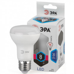 Лампа светодиодная Эра LED R63-8W-840-E27 (диод, рефлектор, 8Вт, нейтр, E27)