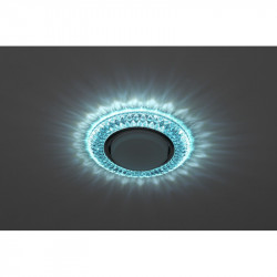 DK LD23 BL1/WH Светильник ЭРА декор cо светодиодной подсветкой Gx53, голубой (50/800)