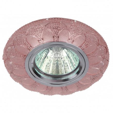 DK LD5 PK/WH Светильник ЭРА декор cо светодиодной подсветкой MR16, розовый (50/1400)