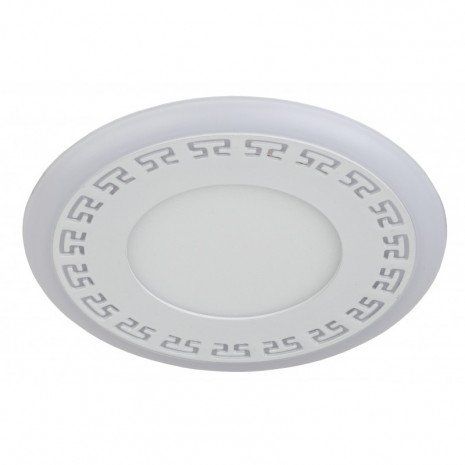 DK LED 12-6 WH Светильник ЭРА светодиодный круглый "белая подсветка" 3+3W (60/1080)