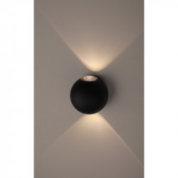 WL11 BK Подсветка ЭРА Декоративная подсветка светодиодная ЭРА 2*1Вт IP 54 черный (20/400)