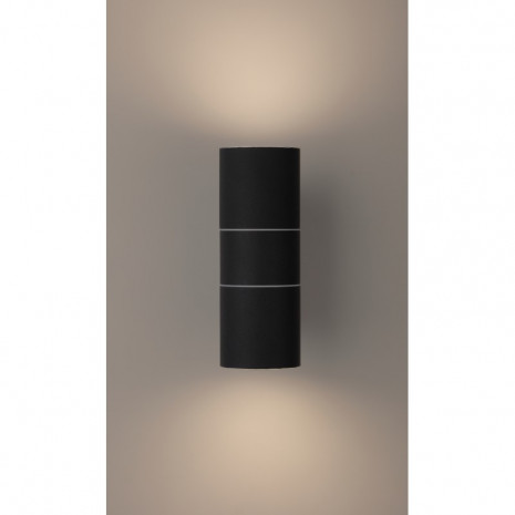 WL28 BK Подсветка ЭРА Декоративная подсветка 2*GU10 MAX35W IP54 черный (20/540)