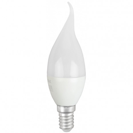 LED BXS-8W-865-E14 R ЭРА (диод, свеча на ветру, 8Вт, хол, E14) (10/100/2800)