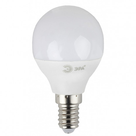 LED P45-7W-860-E14 ЭРА (диод, шар, 7Вт, хол, E14) (10/100/3600)