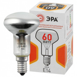 ЭРА R50 рефлектор 60Вт 230В E14 цв. упаковка (100/3600)