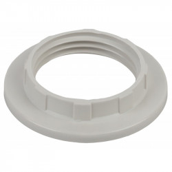 ЭРА Кольцо для патрона E14, пластик, белое (100/1000/24000)