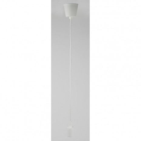 ЭРА Патрон пластиковый Е27 с подвесом, белый (60/720)