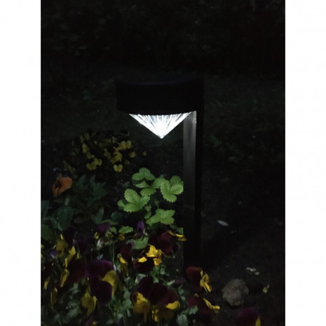 SL-PL42-DMD ЭРА Садовый светильник на солнечной батарее, пластик, черный, 42 см (24/672)