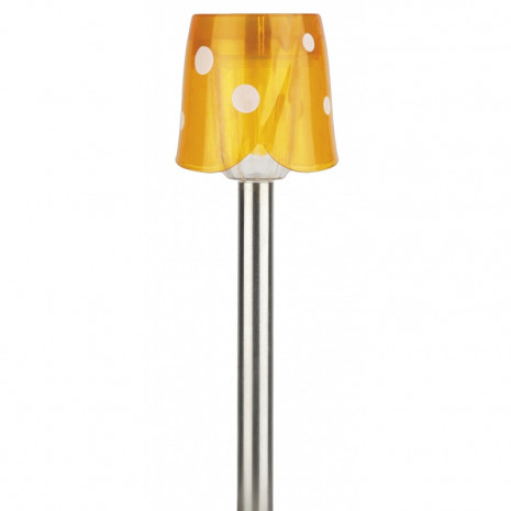 SL-SS36 ЭРА Садовый светильник на солнечной батарее, нержавеющая сталь, стальной, цветной, 36 см (24