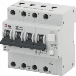 ЭРА Pro Автоматический выключатель дифференциального тока NO-901-99 АВДТ 63 3P+N C32 30мА тип A (30/