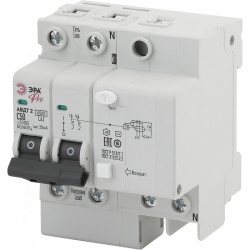 ЭРА Pro Автоматический выключатель дифференциального тока NO-902-140 АВДТ2 C50А  30мА 1P+N тип AC (5