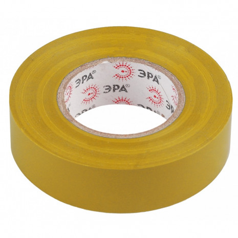 ЭРА ПВХ-изолента 15мм*20м желтая (10/200/8000)