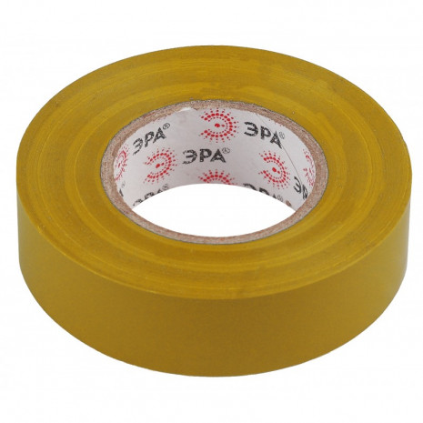 ЭРА ПВХ-изолента 19мм*20м желтая (10/200/6400)