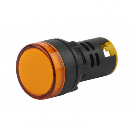 ЭРА Лампа AD22DS(LED)матрица d22мм желтый 12В AC/DC (10/1000/12000)